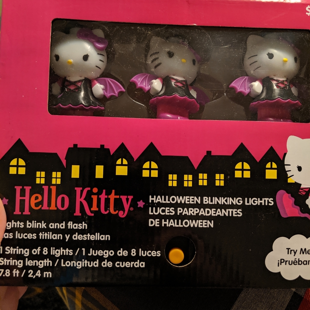 Hello Kitty Halloween String Lights